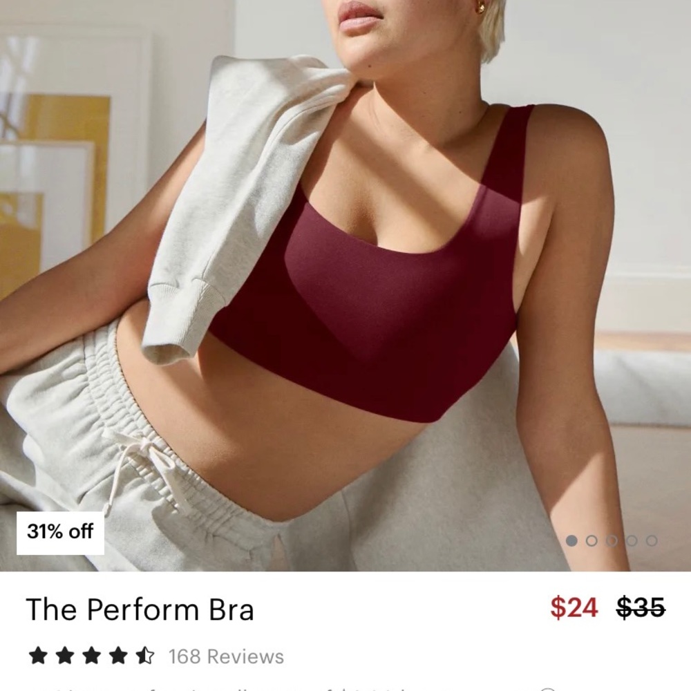 Everlane The Perform Sports Bra